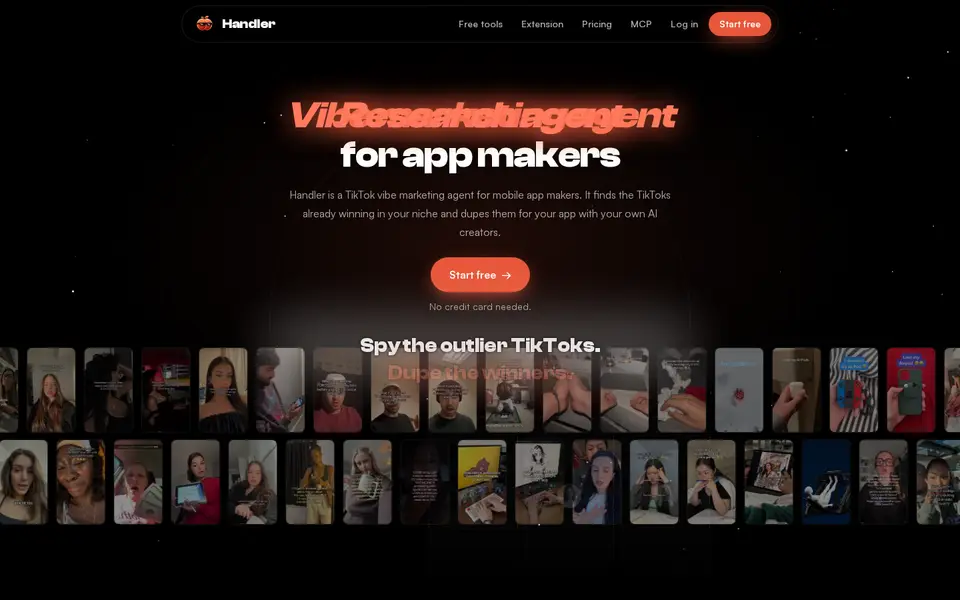 Handler homepage